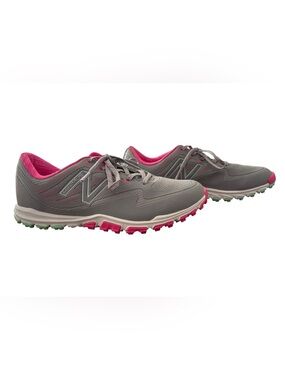New Balance Women's Gray and Pink Golf Shoes